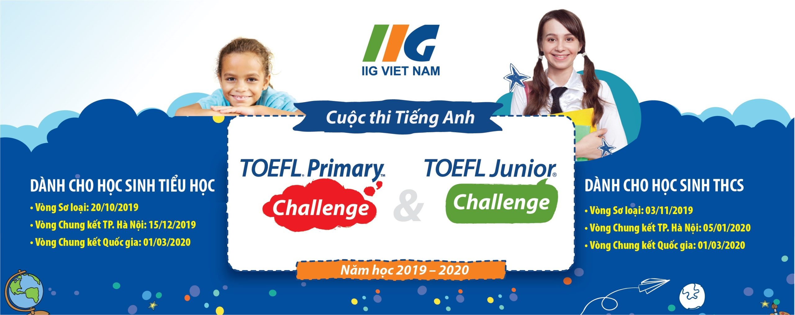 Thể lệ cuộc thi Tiếng Anh TOEFL JUNIOR CHALLENGE 2019 – 2020 dành cho học sinh THCS