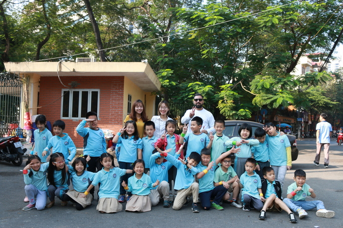 FIELD TRIP – liên môn Tiếng Anh và Kỹ năng sống khối 2 (lớp S): Học tập tại công viên