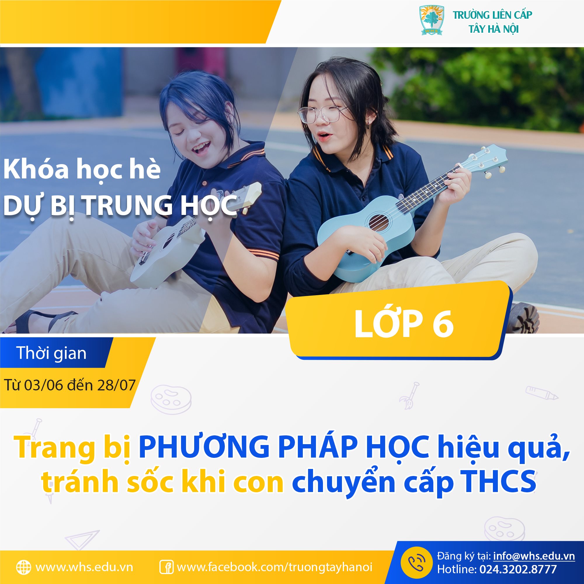 Khóa học hè “Dự bị trung học”