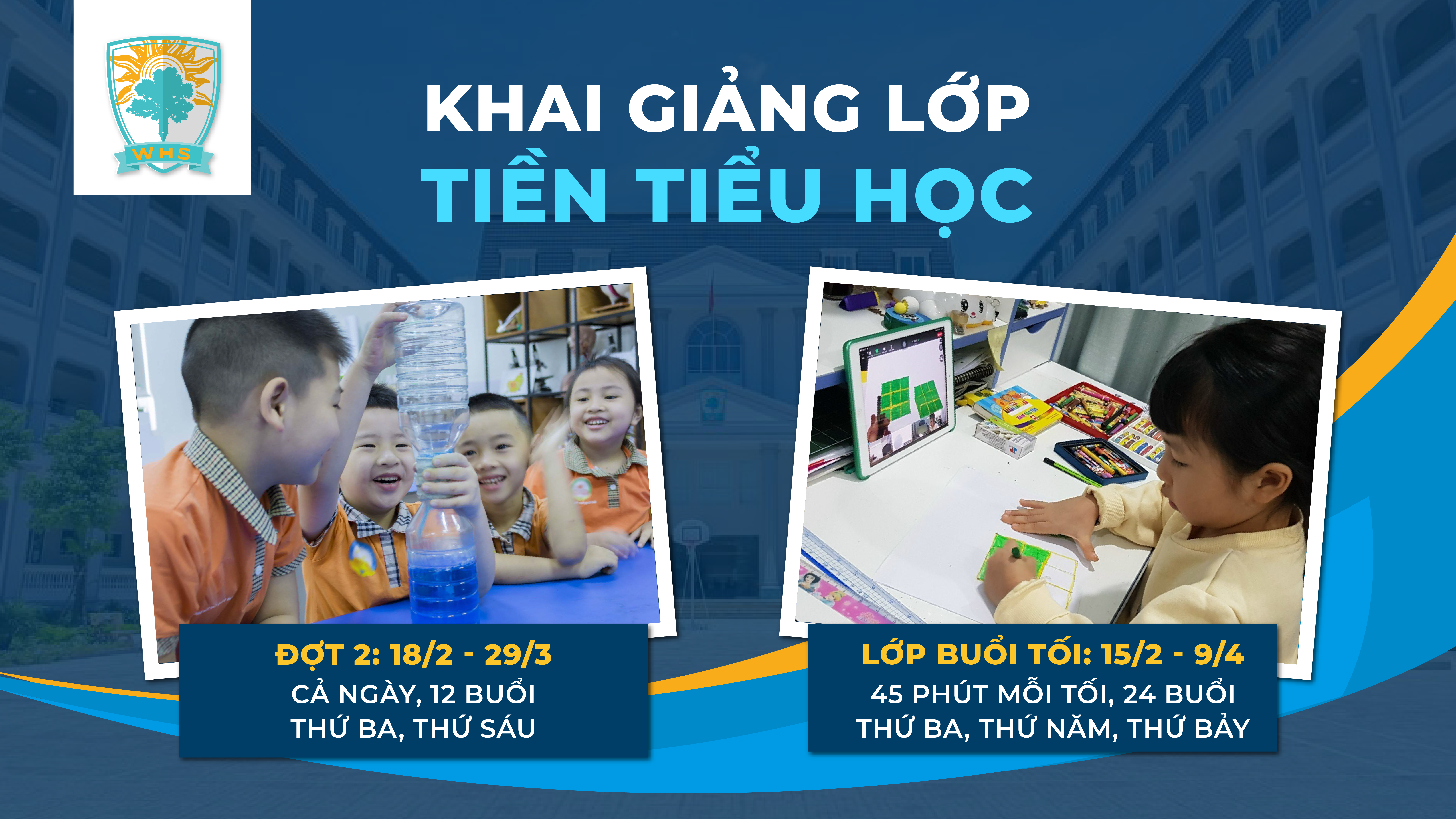 Tiếp nối khóa Tiền tiểu học dành cho các bé sinh năm 2016