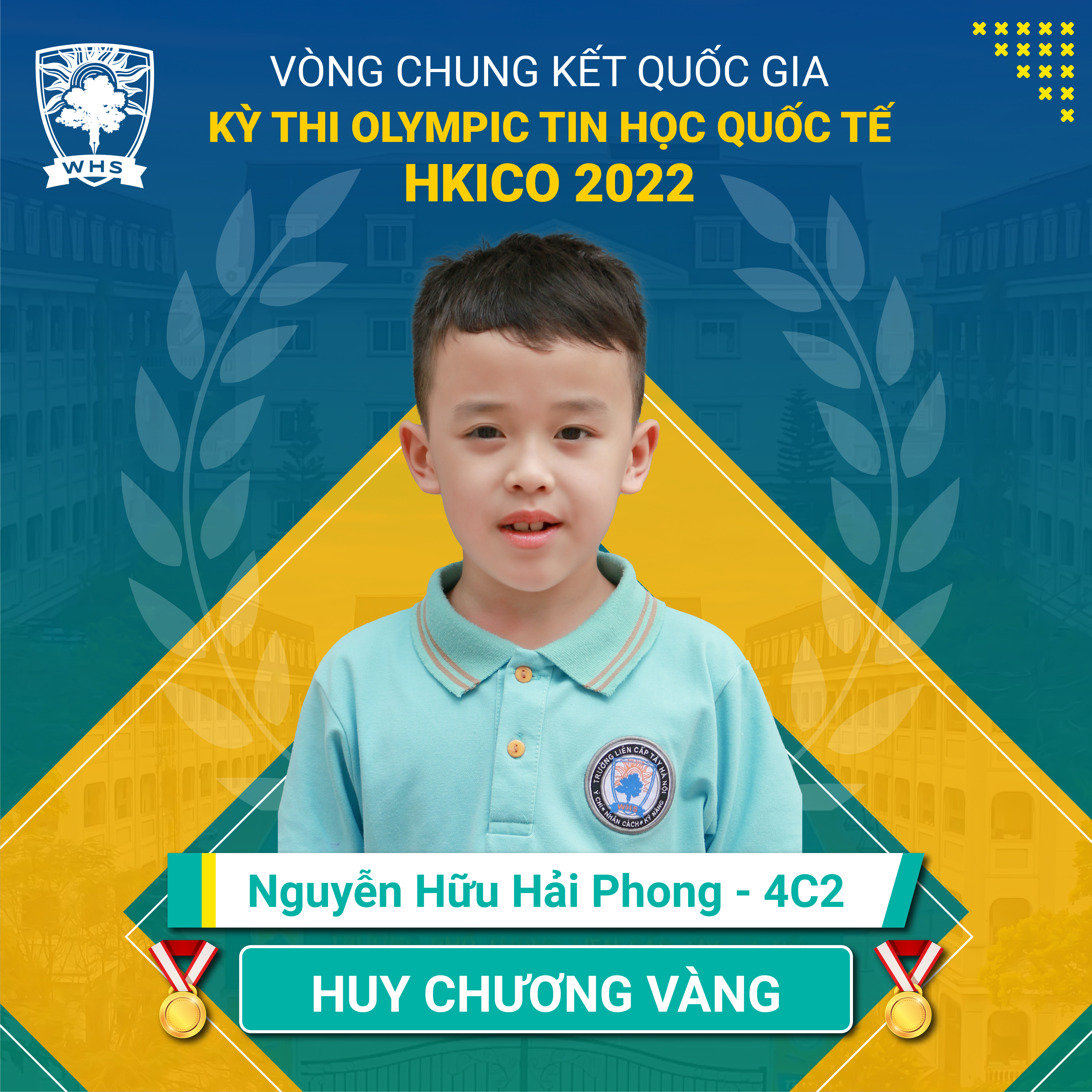 WHSers giành 11 huy chương tại vòng chung kết HKICO và HKISO 2022