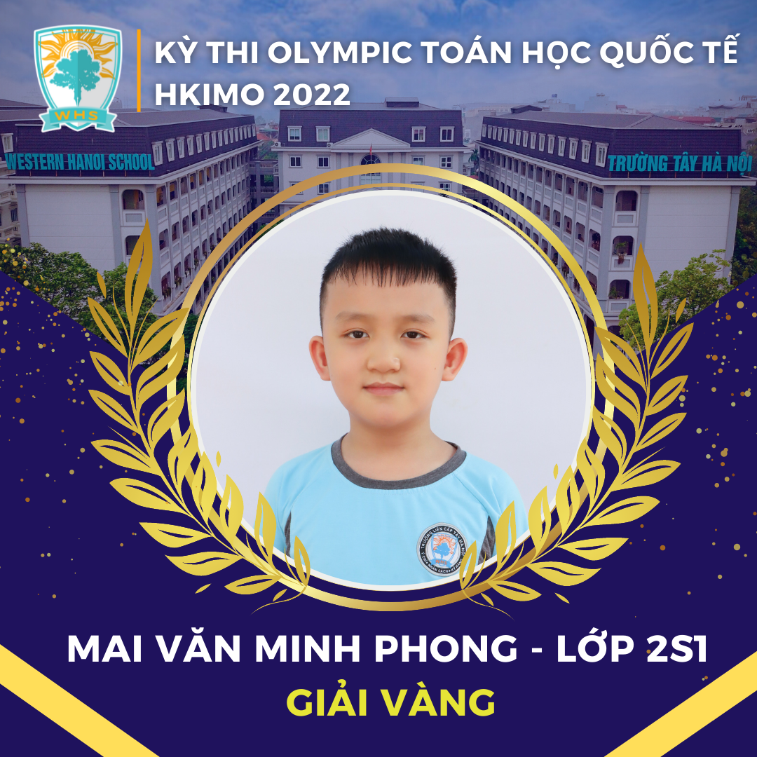 Chiến binh WHS thắng lớn ở Chung kết Quốc gia Kì thi Olympic Toán học Quốc tế HKIMO 2022