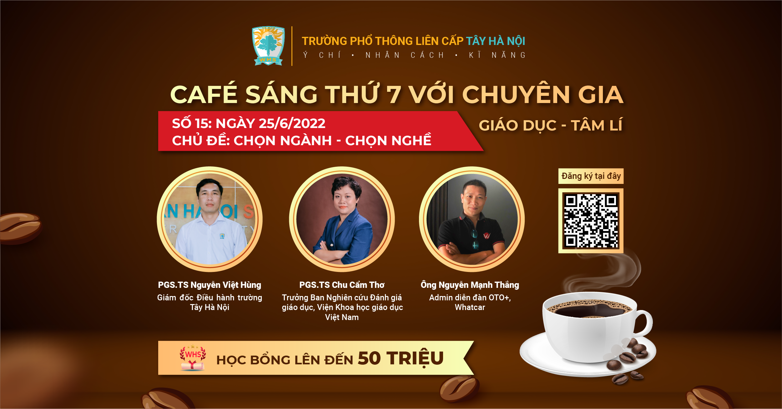 Café sáng cùng các chuyên gia Giáo dục – Tâm lý, số 15