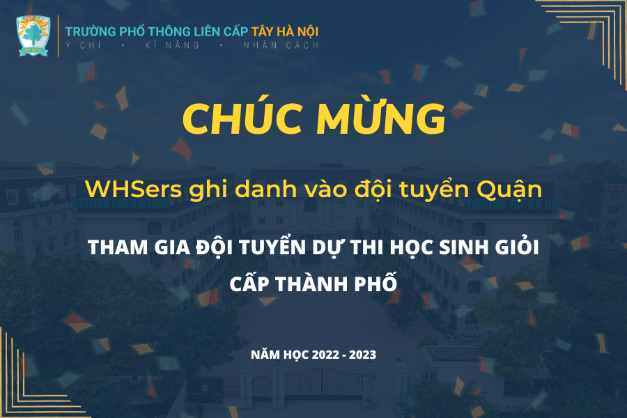 WHSers ghi danh vào đội tuyển quận Bắc Từ liêm