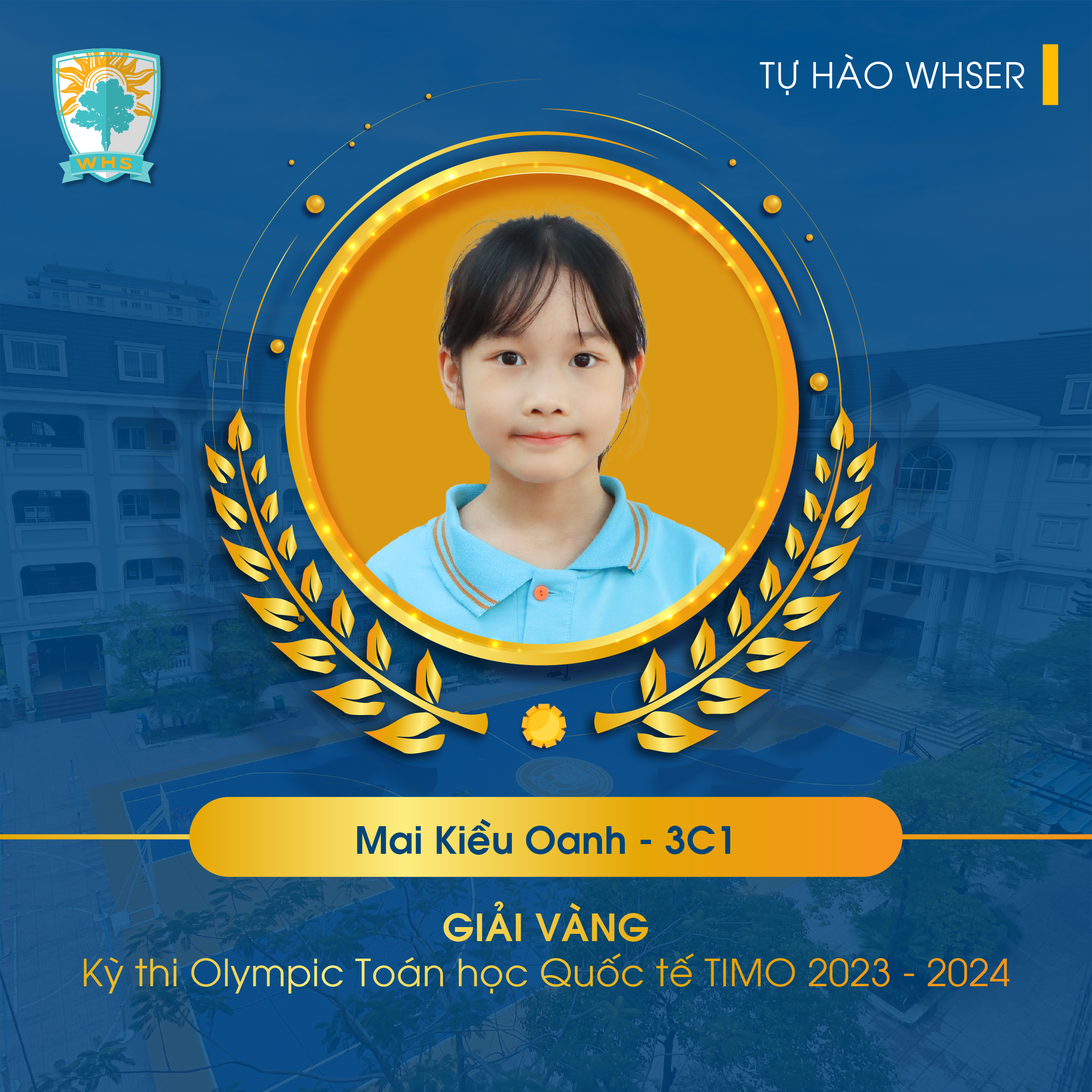 WHSers toả sáng tại đấu trường Olympic Toán học quốc tế