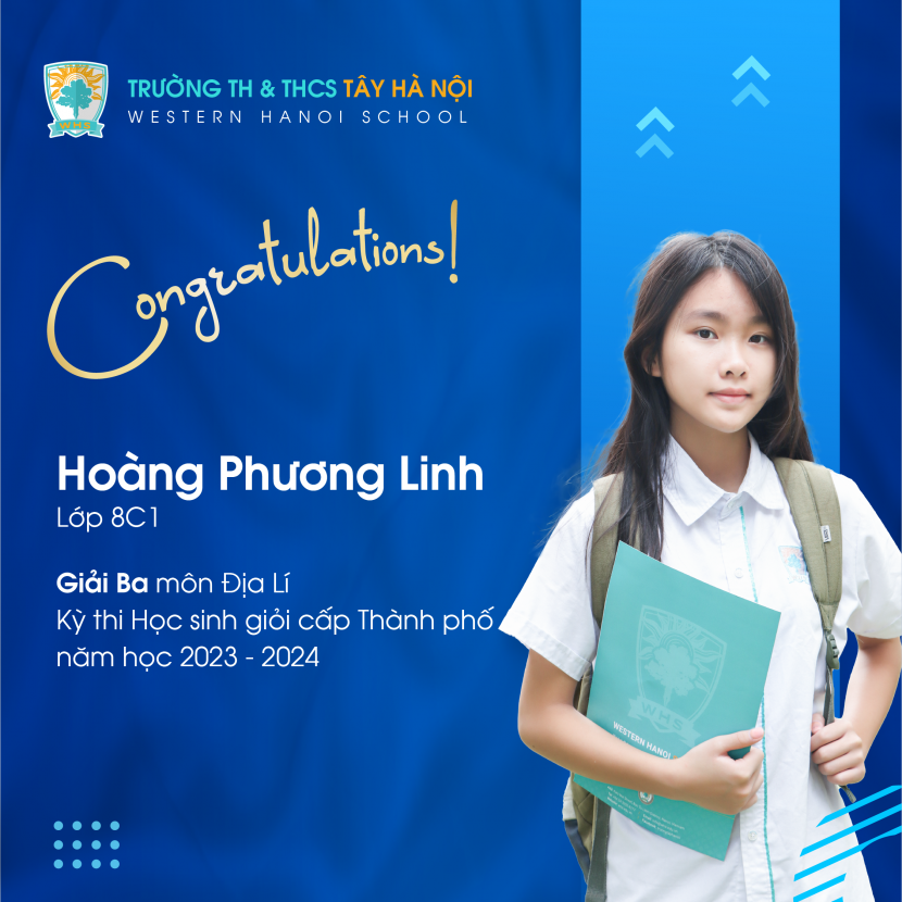 Chúc mừng WHSers đạt giải học sinh giỏi cấp Thành phố