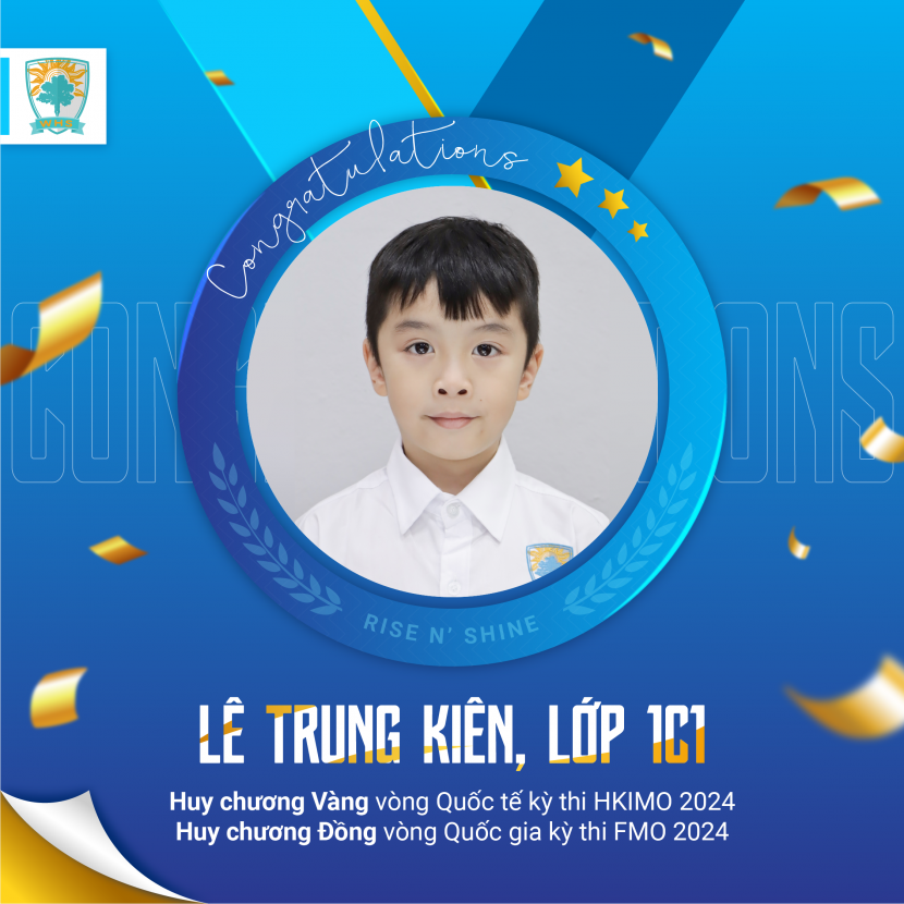 Ngôi sao nhí tự tin chinh phục các đấu trường Toán học